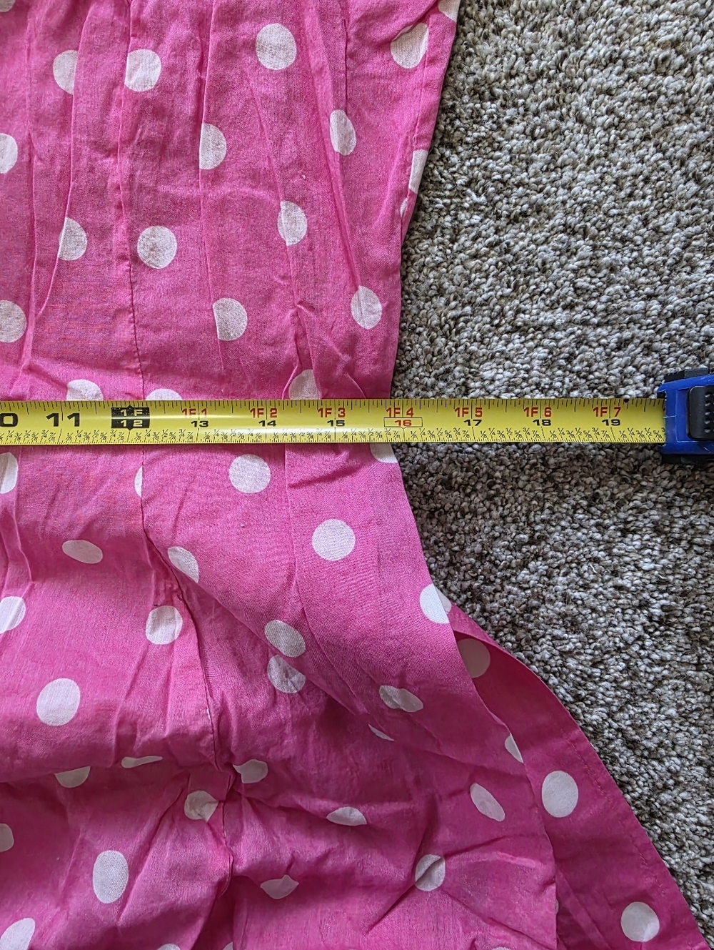 Jones New York Pink and White Polka Dot Dress - Picture 14 of 14